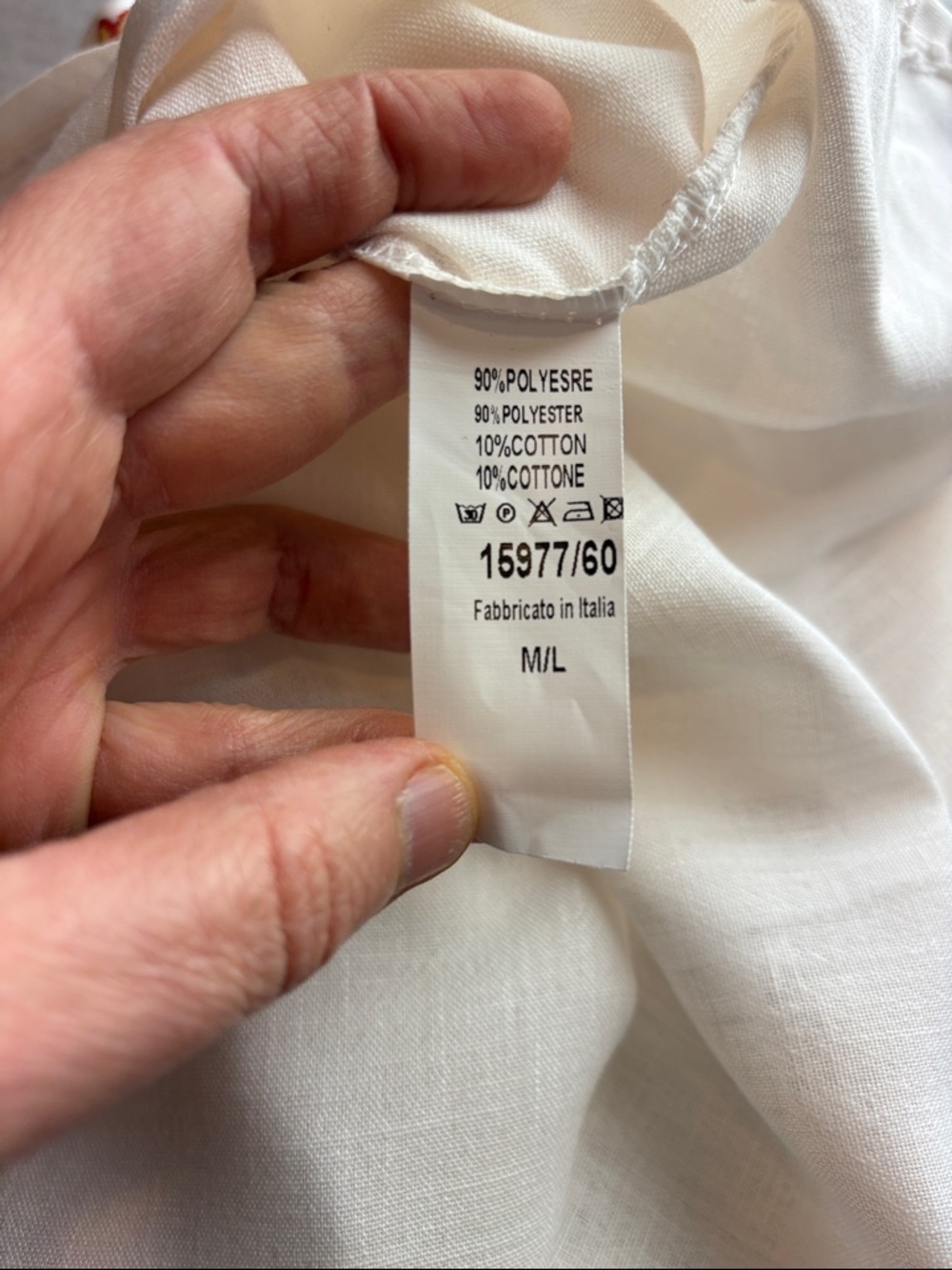 NWT INTUITION Paris Oversized High-Low Botanical Print Button-Up Shirt - M/L - Picture 9 of 9
